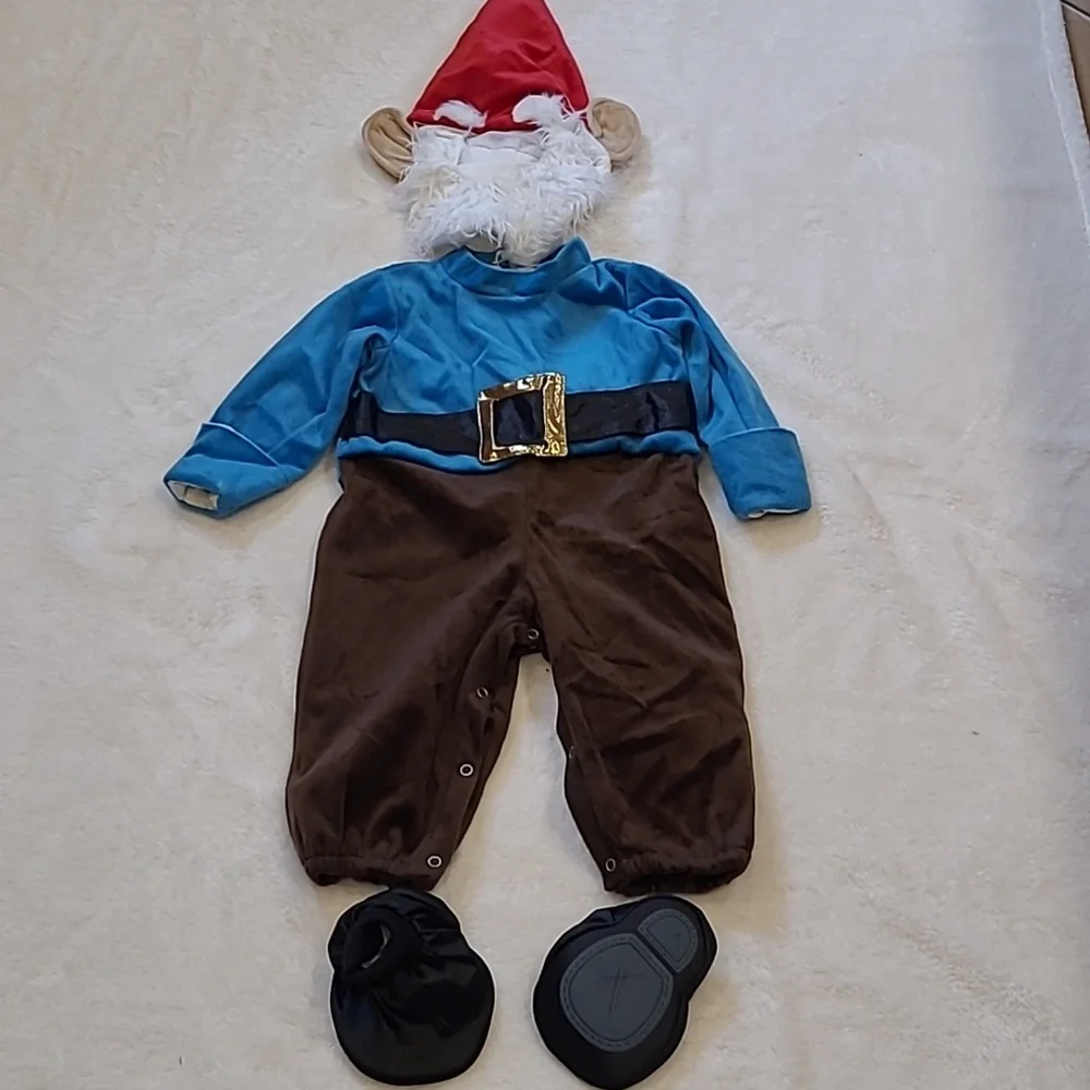 Incharacter Lil' Garden Gnome Infant 6 Mos+ Halloween Costume